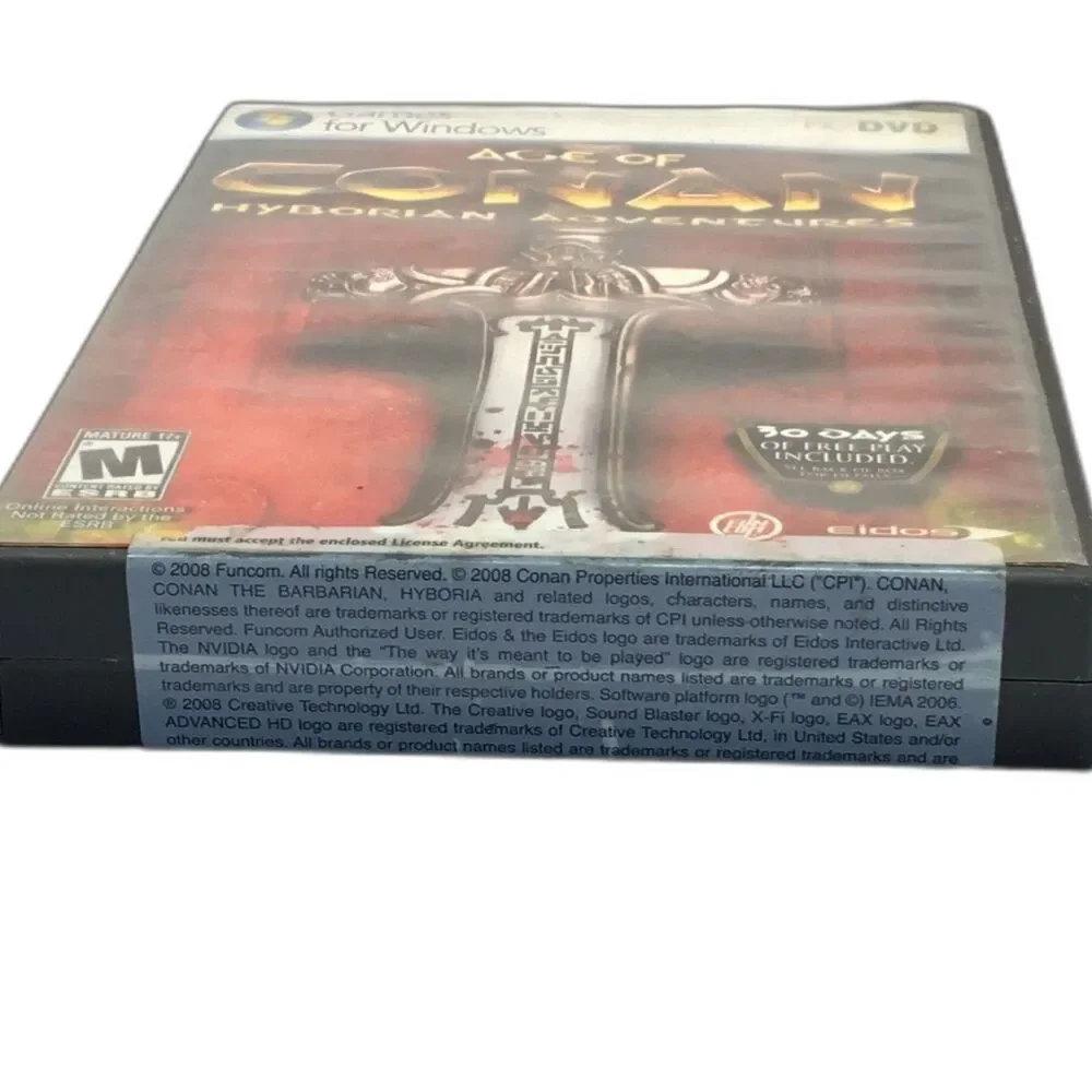 Age of Conan Hyborian Adventures PC Game New Factory Sealed 2008